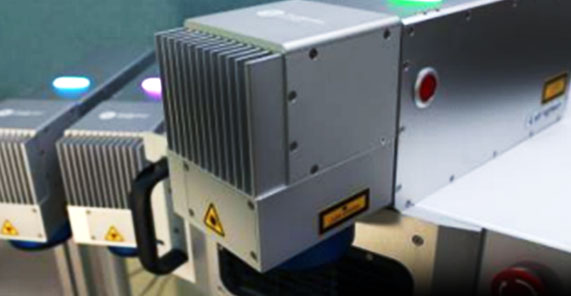 Part of laser marking system